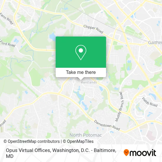 Opus Virtual Offices map