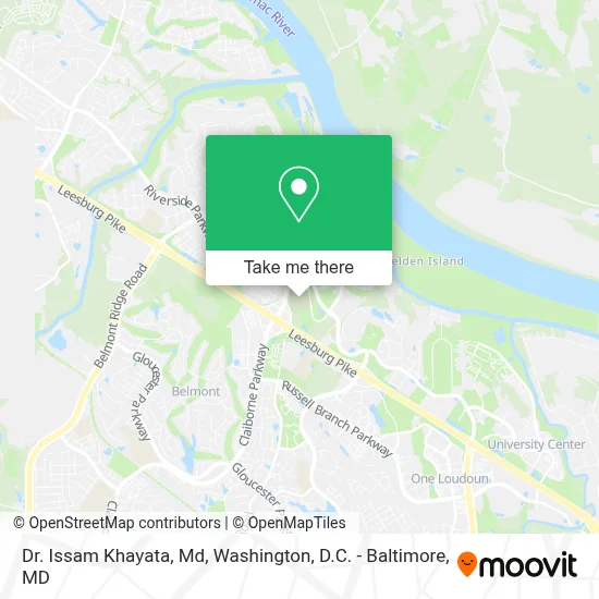 Dr. Issam Khayata, Md map