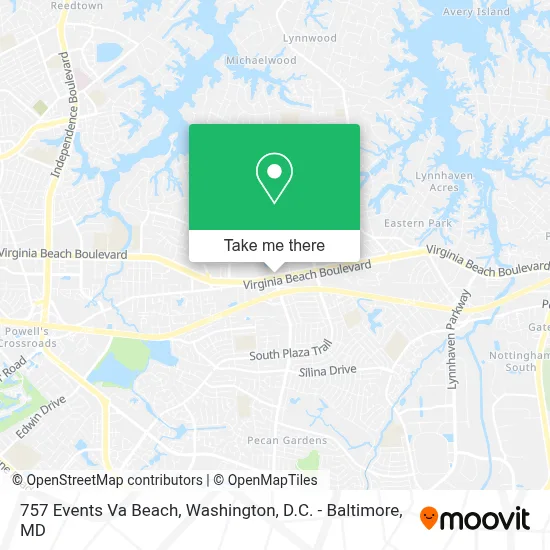 757 Events Va Beach map