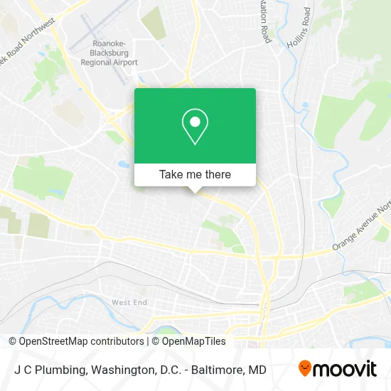 J C Plumbing map