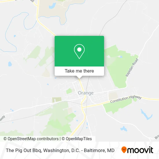 The Pig Out Bbq map