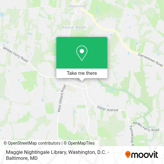 Maggie Nightingale Library map