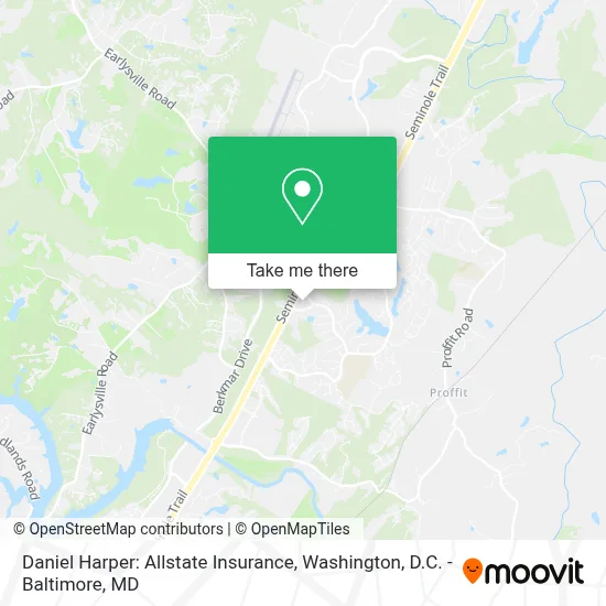 Daniel Harper: Allstate Insurance map