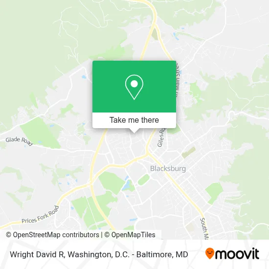 Wright David R map