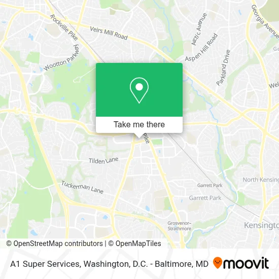 A1 Super Services map