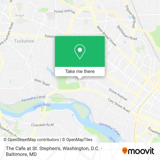 The Cafe at St. Stephen's map