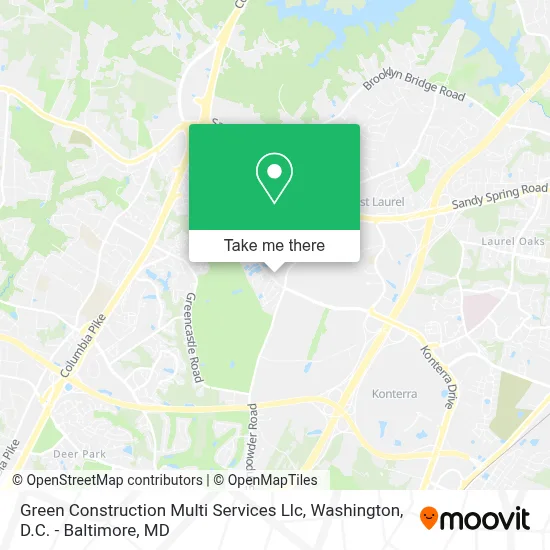 Green Construction Multi Services Llc map