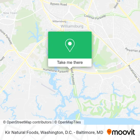 Kir Natural Foods map