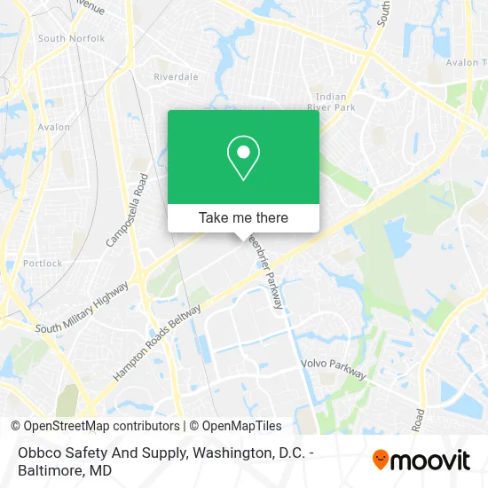 Obbco Safety And Supply map