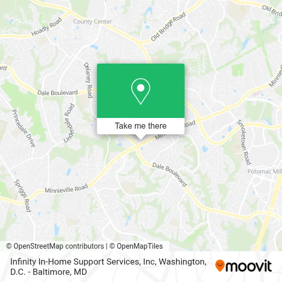 Infinity In-Home Support Services, Inc map