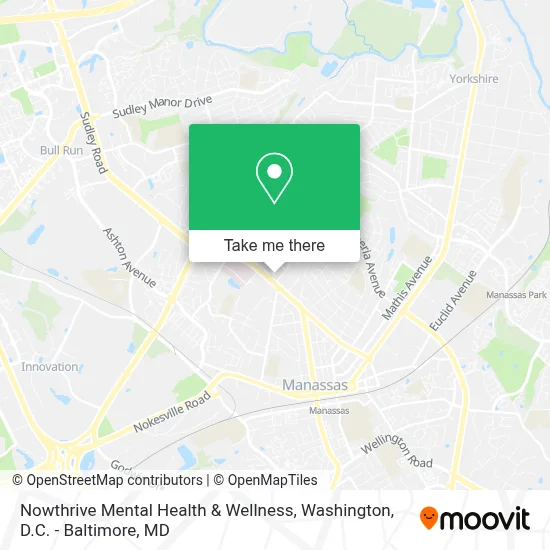 Nowthrive Mental Health & Wellness map