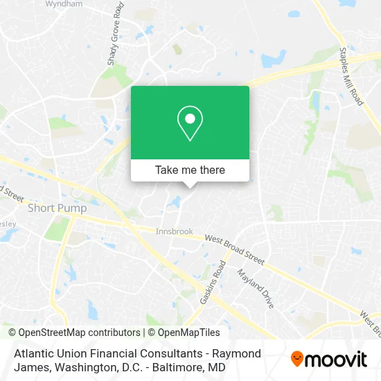 Atlantic Union Financial Consultants - Raymond James map