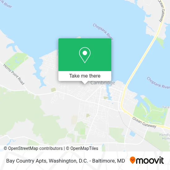 Bay Country Apts map