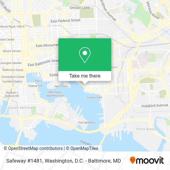 Safeway #1481 map
