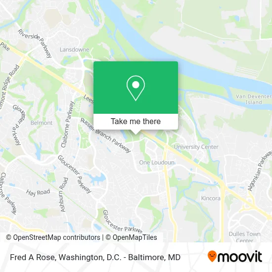 Fred A Rose map