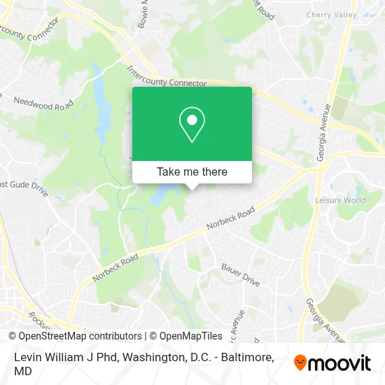 Levin William J Phd map