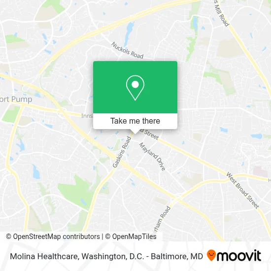 Molina Healthcare map