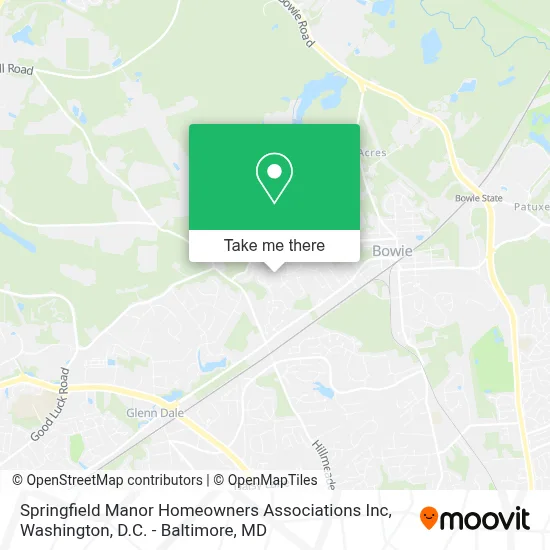Springfield Manor Homeowners Associations Inc map