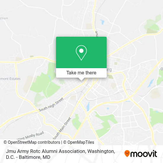 Jmu Army Rotc Alumni Association map