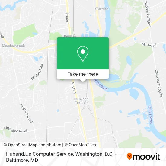 Huband.Us Computer Service map