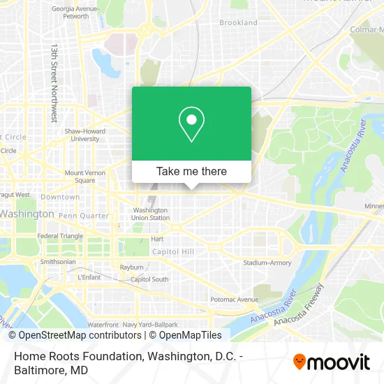 Home Roots Foundation map