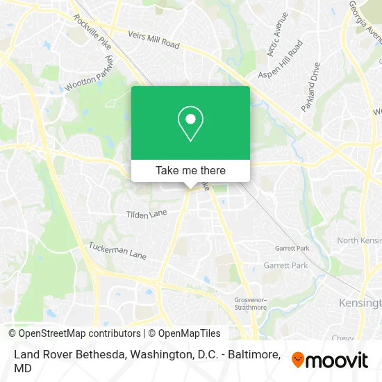 Land Rover Bethesda map