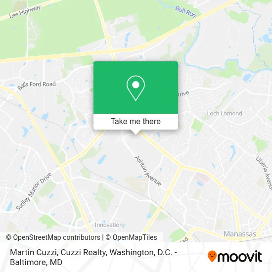 Martin Cuzzi, Cuzzi Realty map