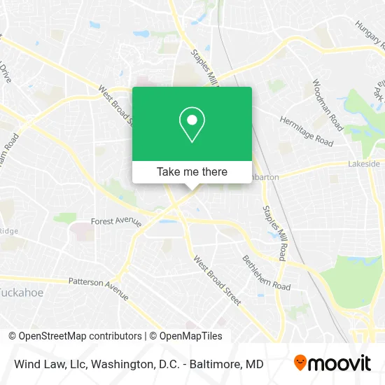 Wind Law, Llc map