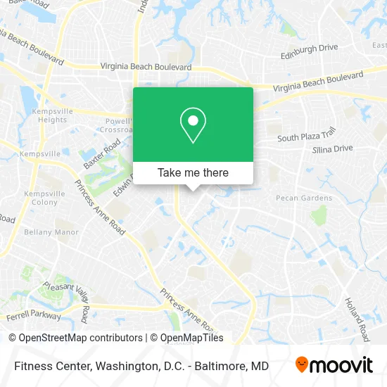 Fitness Center map