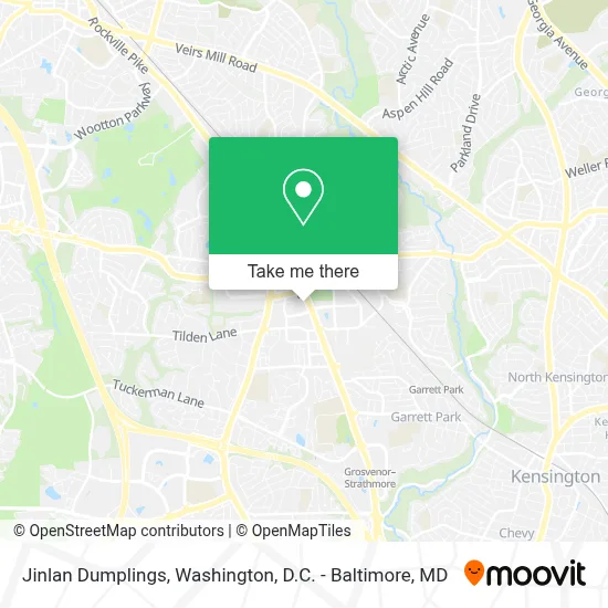 Jinlan Dumplings map