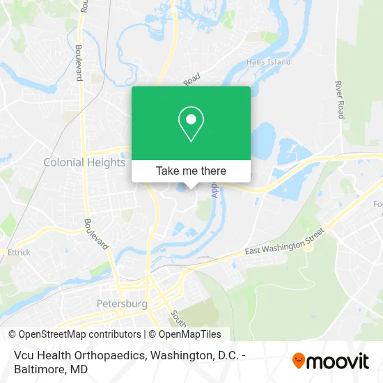 Vcu Health Orthopaedics map