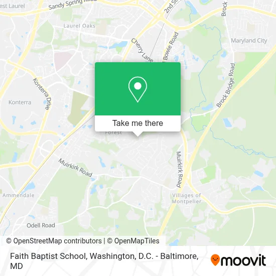 Faith Baptist School map