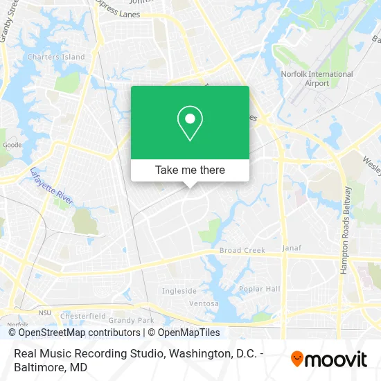 Real Music Recording Studio map