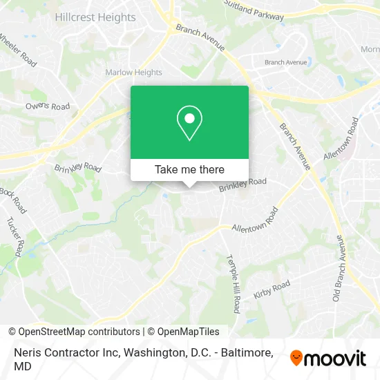 Neris Contractor Inc map