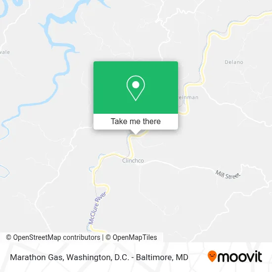 Marathon Gas map