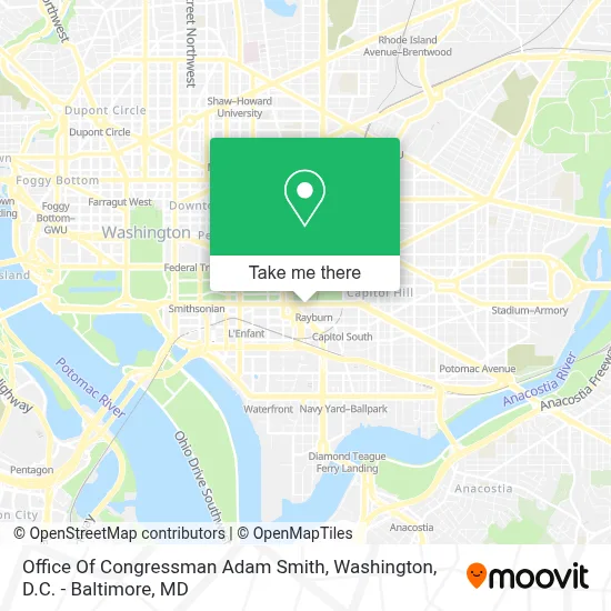 Office Of Congressman Adam Smith map