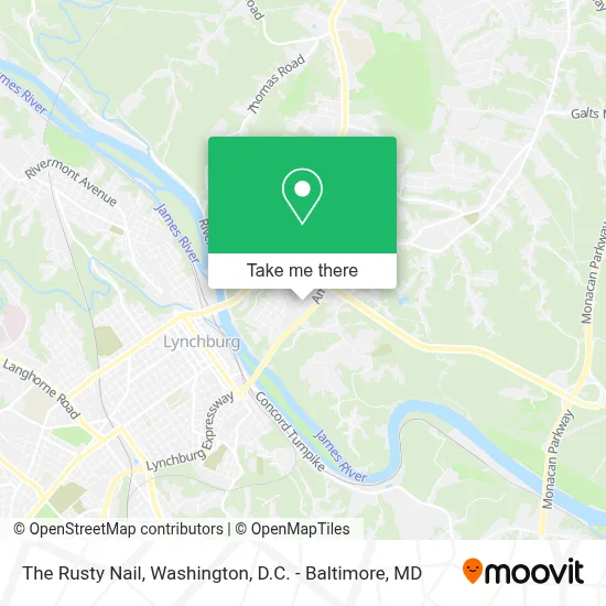 The Rusty Nail map