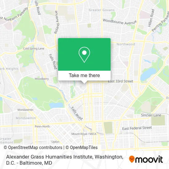 Alexander Grass Humanities Institute map