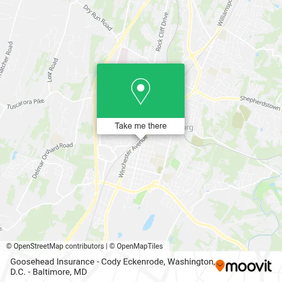 Goosehead Insurance - Cody Eckenrode map
