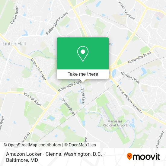 Amazon Locker - Cienna map