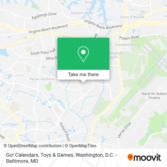 Go! Calendars, Toys & Games map