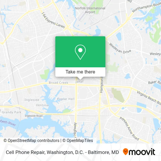 Cell Phone Repair map
