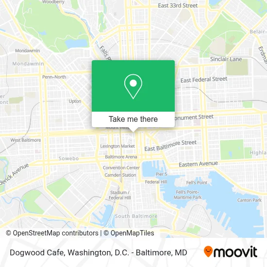 Dogwood Cafe map