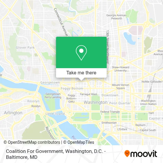 Coalition For Government map