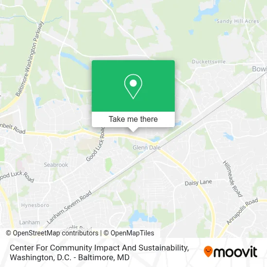 Center For Community Impact And Sustainability map