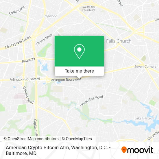 American Crypto Bitcoin Atm map