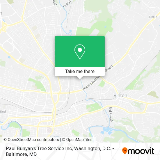Paul Bunyan's Tree Service Inc map