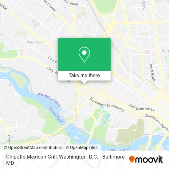 Chipotle Mexican Grill map