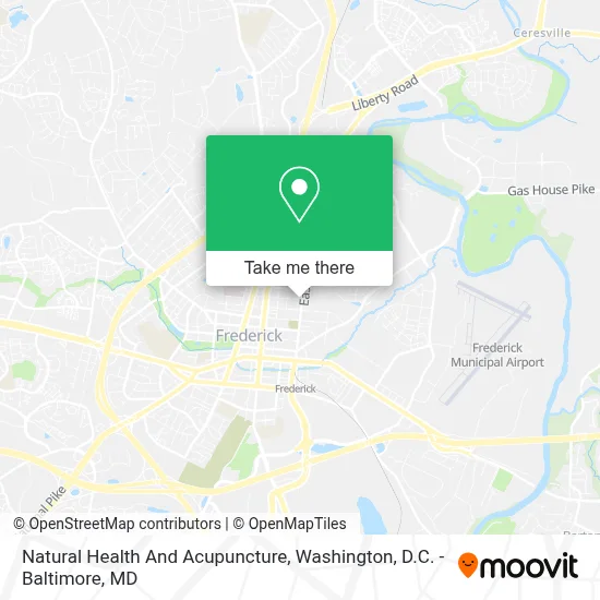 Natural Health And Acupuncture map