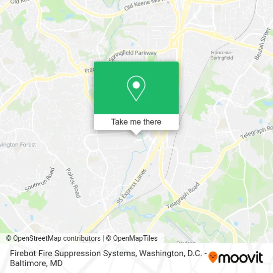 Firebot Fire Suppression Systems map